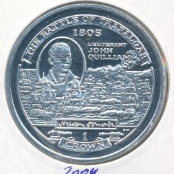 Остров Мэн 1 крона 2004 год