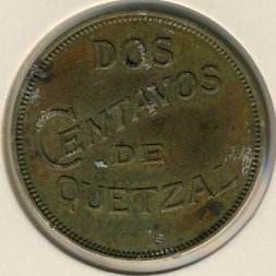 Гватемала 2 сентаво 1932 год