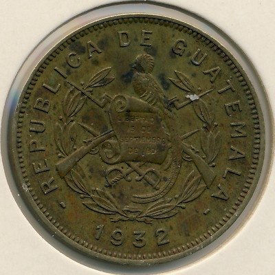 Гватемала 2 сентаво 1932 год