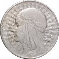 Польша 10 злотых 1932 год (Без отметки монетного двора - Лондон)