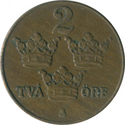 Швеция 2 эре 1931 год