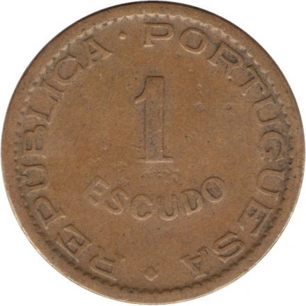 Мозамбик 1 эскудо 1953 год