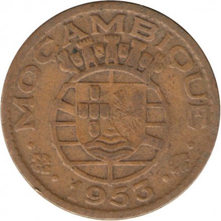 Мозамбик 1 эскудо 1953 год