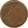 Ирландия 2 евроцента 2004 год - Кельтская арфа