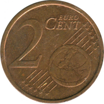 Ирландия 2 евроцента 2004 год - Кельтская арфа