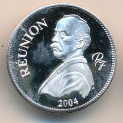 Монета Реюньон 1/4 евро 2004 год - Unusual