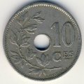 Бельгия 10 сантимов 1929 год BELGIQUE