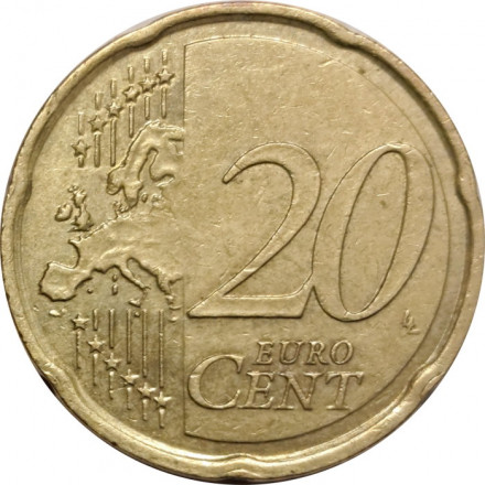 Франция 20 евроцентов 2008 год - Девушка-сеятель
