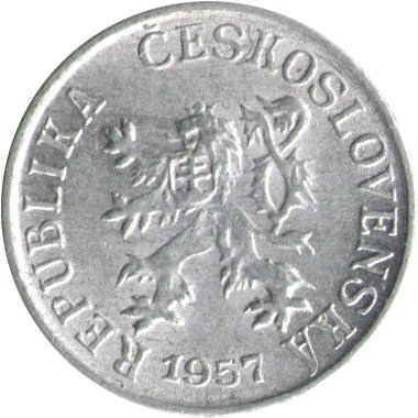 Чехословакия 1 геллер 1957 год