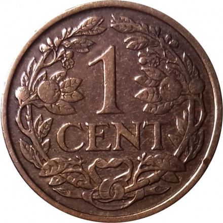Нидерланды 1 цент 1924 год