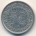 Веймарская республика 50 рейхспфеннигов 1930 год (A)