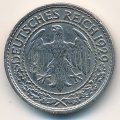 Веймарская республика 50 рейхспфеннигов 1930 год (A)