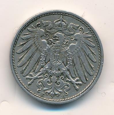 Германия 10 пфеннигов 1891 год (E)