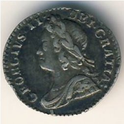 Великобритания 1 пенни 1755 год