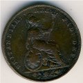 Великобритания 1 фартинг 1841 год