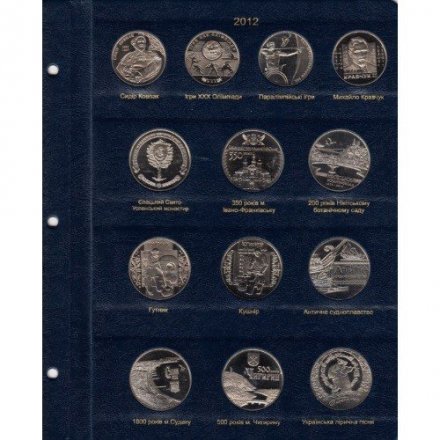 Набор альбомов для памятных монет Украины - I, II и III том (1995-2015 гг.)