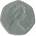 Великобритания 50 новых пенсов 1978 год