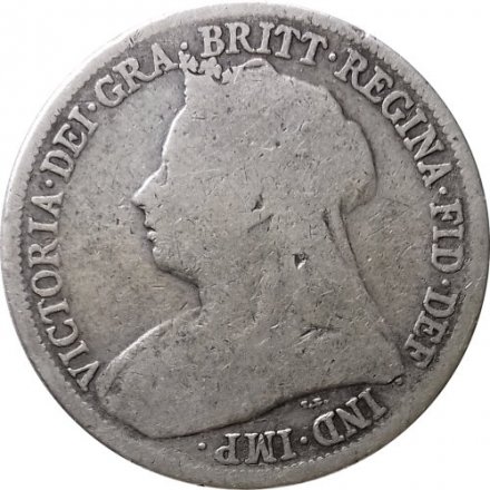 Великобритания 1 шиллинг 1899 год