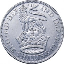 Великобритания 1 шиллинг 1928 год