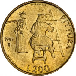 Сан-Марино 200 лир 1997 год - Живописец