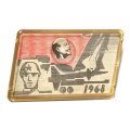 Значок 50 лет ВЛКСМ 1918-1968. Комсомол. Переливной