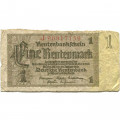 Германия 1 рентная марка 1937 год - VG