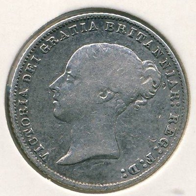 Великобритания 6 пенсов 1867 год