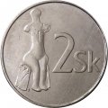 Словакия 2 кроны 2007 год - Венера из Нитры