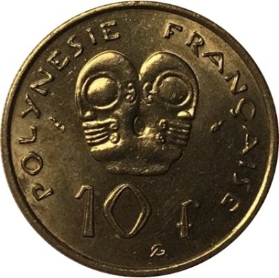 Французская Полинезия 10 франков 1979 год