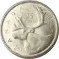 Канада 25 центов 1959 год