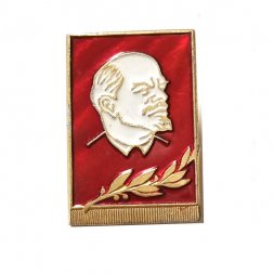 Значок В.И. Ленин, колос. Серия "Портреты"