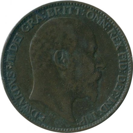 Великобритания 1 фартинг 1904 год