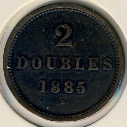 Гернси 2 дубля 1885 год