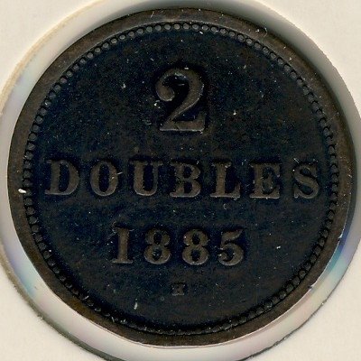 Гернси 2 дубля 1885 год