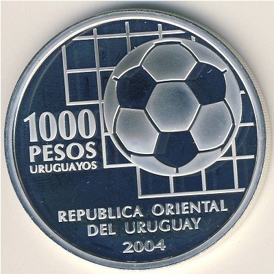 Уругвай 1000 песо 2004 год