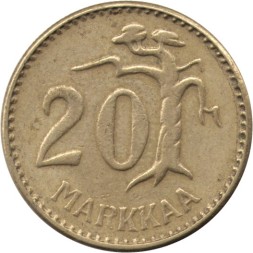 Финляндия 20 марок 1954 год
