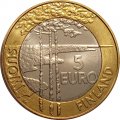 Финляндия 5 евро 2003 год - Чемпионат мира по хоккею