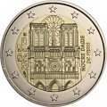 Франция 2 евро 2025 год - Собор Парижской Богоматери