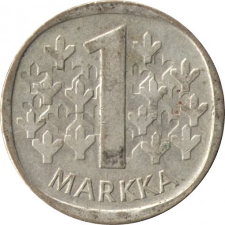Финляндия 1 марка 1966 год