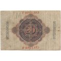 Германия 20 марок 1910 год - F