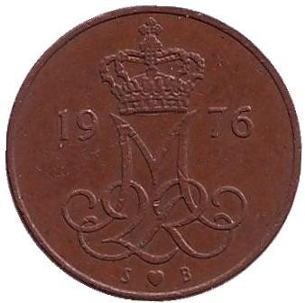 Дания 5 эре 1976 год - Королева Маргрете II