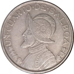 Панама 1/4 бальбоа 2008 год - Васко Нуньеса де Бальбоа