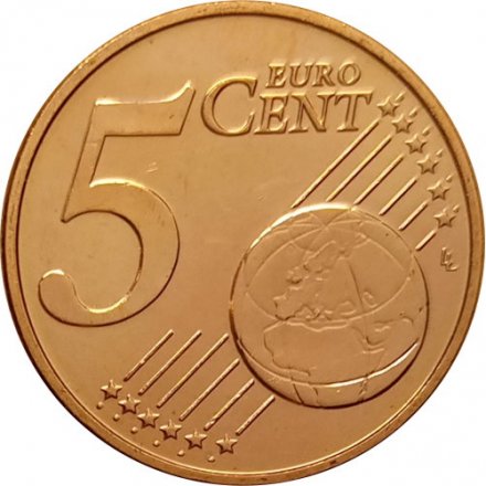 Люксембург 5 евроцентов 2012 год - Великий герцог Люксембурга Анри UNC