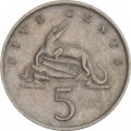 Ямайка 5 центов 1969 год