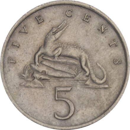Ямайка 5 центов 1969 год
