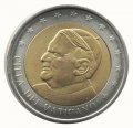Ватикан монетовидный жетон 2 евро 2005 год - Папа Иоан Павел II (проба)