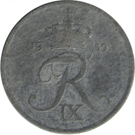 Дания 2 эре 1959 год