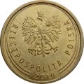 Польша 2 гроша 2019 год