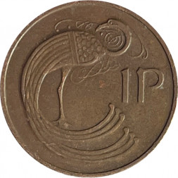 Ирландия 1 пенни 1976 год