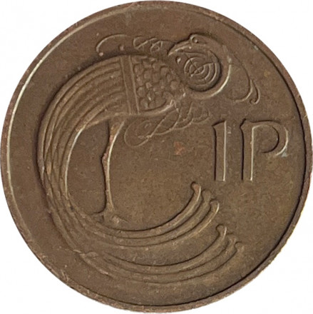 Ирландия 1 пенни 1976 год